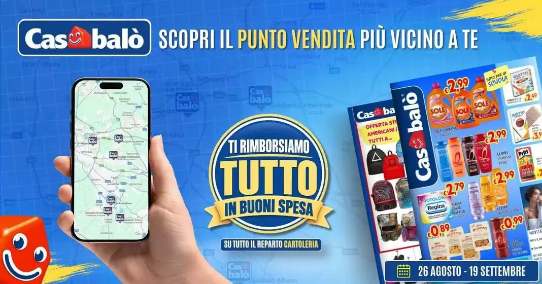 Volantino Casabalò | Offerte | 2026-08-26T00:00:00.000Z - 2026-09-19T00:00:00.000Z