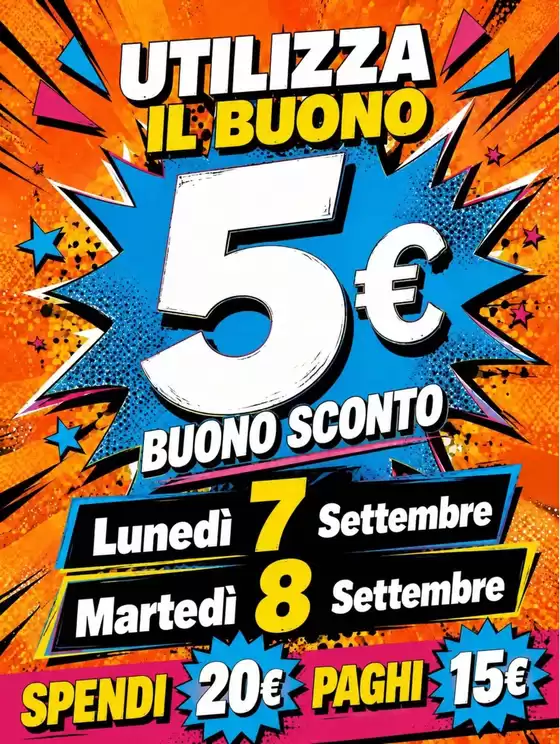 Volantino Euro Shop | Grandi sconti su prodotti selezionati | 2026-09-07T00:00:00.000Z - 2026-09-08T00:00:00.000Z