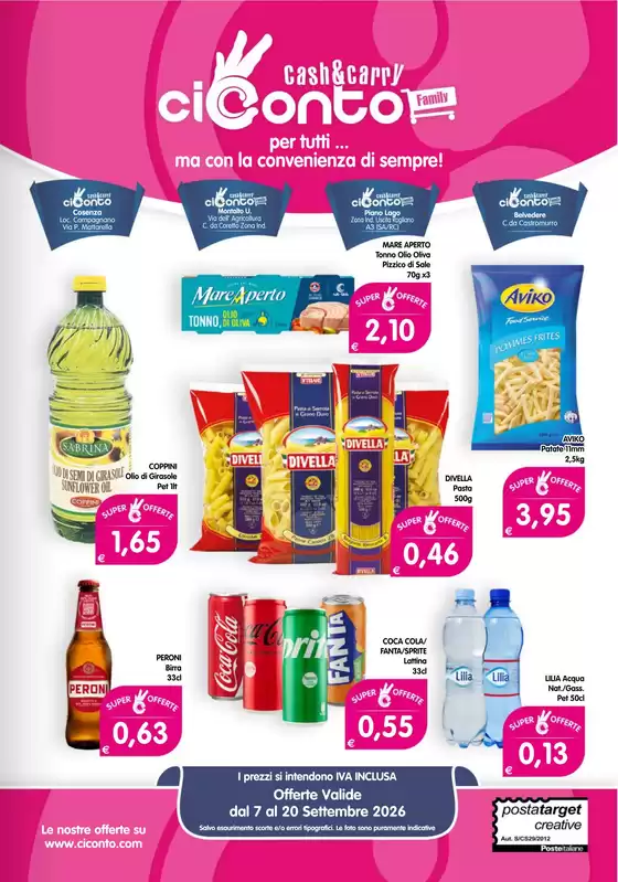 Volantino CiConto | Offerte CiConto | 2026-09-07T00:00:00.000Z - 2026-09-20T00:00:00.000Z