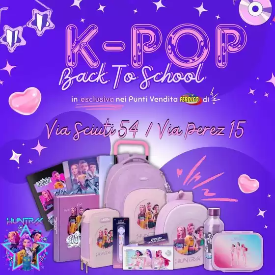 Volantino Ferdico | K pop back to school | 2026-09-07T00:00:00.000Z - 2026-09-13T00:00:00.000Z