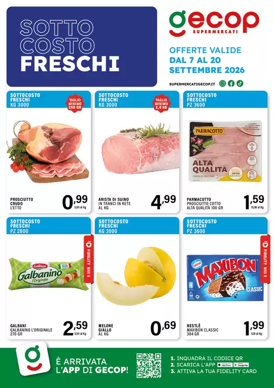 Volantino Gecop a Ercolano | OFFERTE VALIDE DAL 7 AL 20 SETTEMBRE 2026 | 2026-09-07T00:00:00.000Z - 2026-09-20T00:00:00.000Z