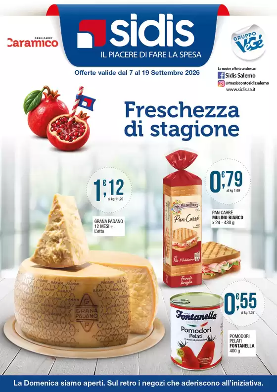 Volantino Sidis a Ercolano | Freschezza di stagione | 2026-09-07T00:00:00.000Z - 2026-09-19T00:00:00.000Z