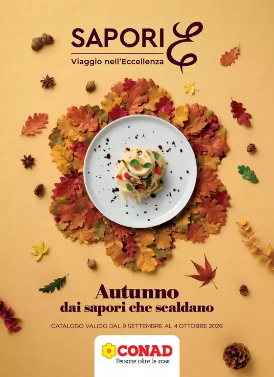 Volantino Conad Superstore a Ardore | Autunno dai sapori che scaldano | 2026-09-09T00:00:00.000Z - 2026-10-04T00:00:00.000Z