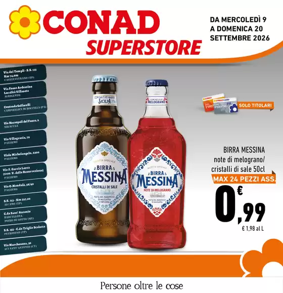 Volantino Conad Superstore | Supplemento Convenienza | 2026-09-09T00:00:00.000Z - 2026-09-20T00:00:00.000Z