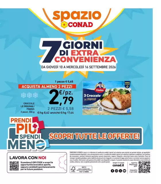 Volantino Spazio Conad | PRENDI PIU SPENDI MENO | 2026-09-10T00:00:00.000Z - 2026-09-16T00:00:00.000Z