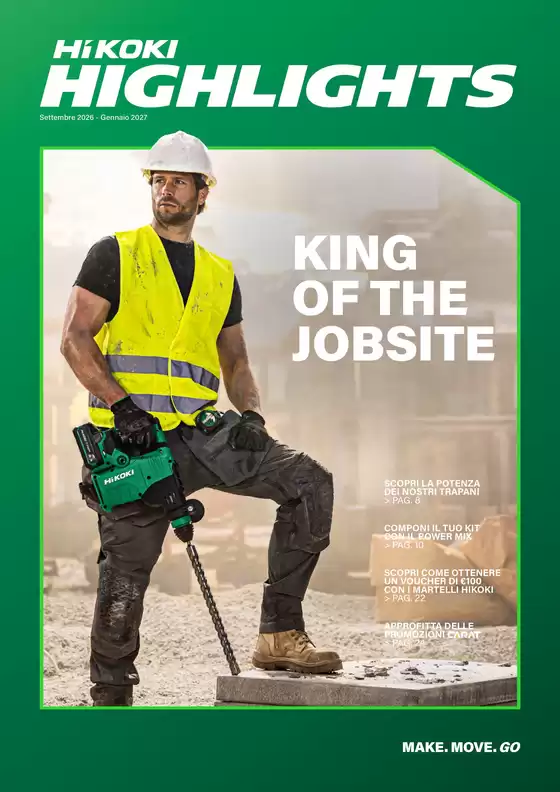 Volantino Hikoki | KING OF THE JOBSITE | 2026-09-01T00:00:00.000Z - 2027-01-31T00:00:00.000Z