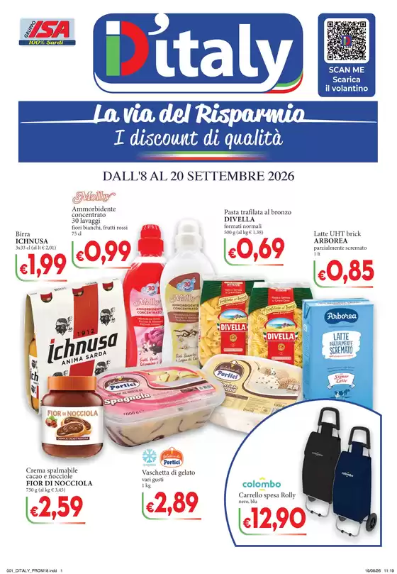 Volantino D'Italy | La via del risparmio | 2026-09-08T00:00:00.000Z - 2026-09-20T00:00:00.000Z