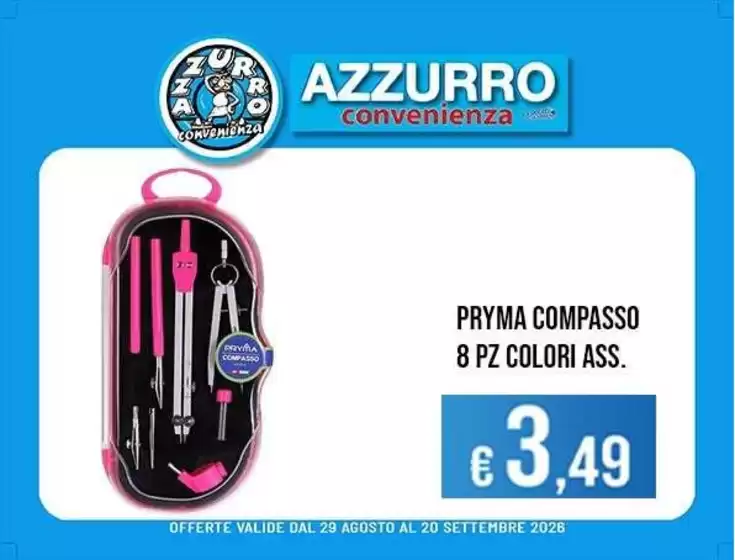 Volantino Azzurro Convenienza | Offerte | 2026-08-29T00:00:00.000Z - 2026-09-20T00:00:00.000Z