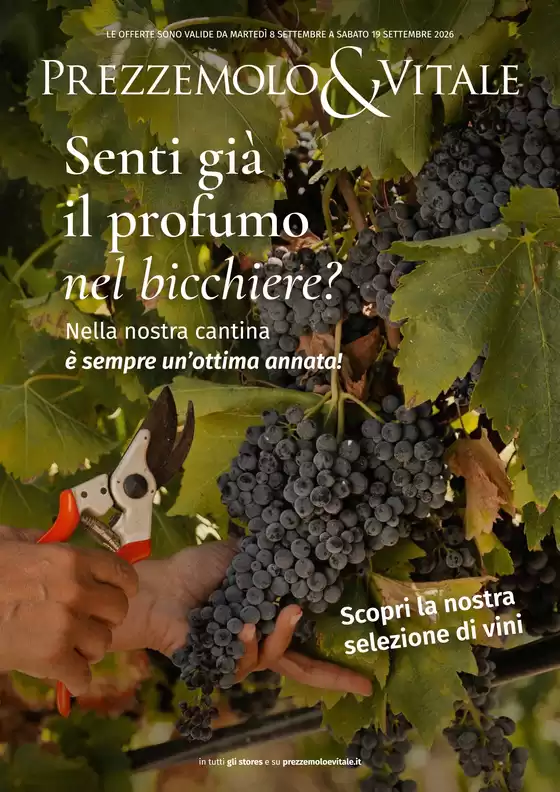 Volantino Prezzemolo & Vitale a Lubriano | Senti gia il profumo nel bicchiere? | 2026-09-08T00:00:00.000Z - 2026-09-19T00:00:00.000Z