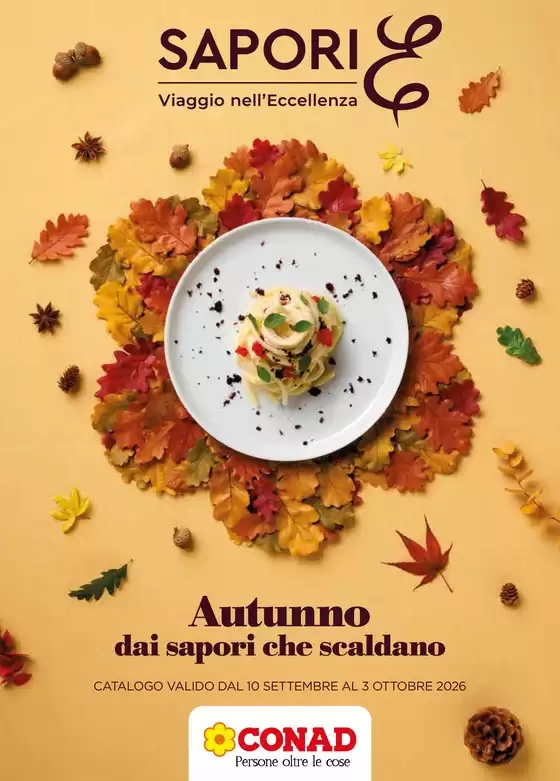 Volantino Spazio Conad | CATALOGO GOURMET 2026 | 2026-09-10T00:00:00.000Z - 2026-10-03T00:00:00.000Z