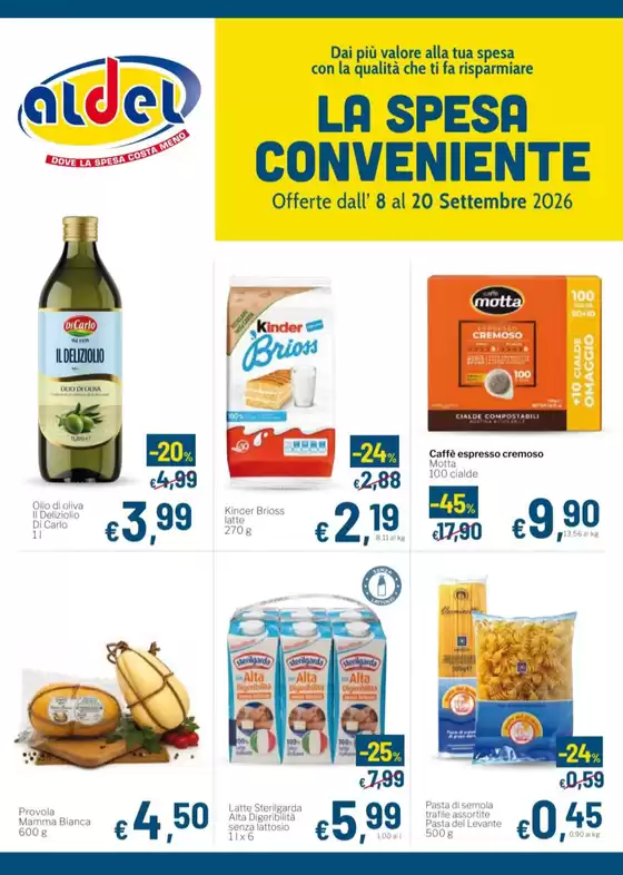 Volantino Aldel Discount a Antey-Saint-André | La spesa conveniente | 2026-09-08T00:00:00.000Z - 2026-09-20T00:00:00.000Z