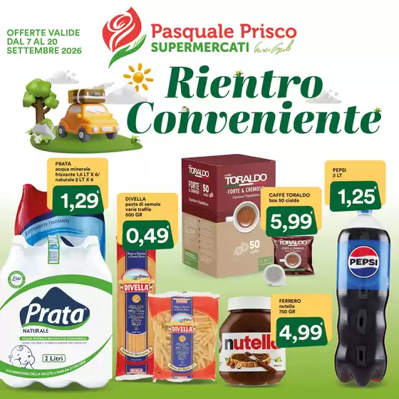 Volantino Supermercati Prisco | Rientro Conveniente | 2026-09-07T00:00:00.000Z - 2026-09-20T00:00:00.000Z