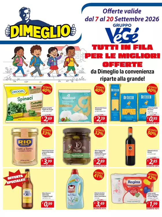 Volantino Dimeglio a Melito di Napoli | Offerte valide dal 7 al 20 settembre | 2026-09-07T00:00:00.000Z - 2026-09-20T00:00:00.000Z