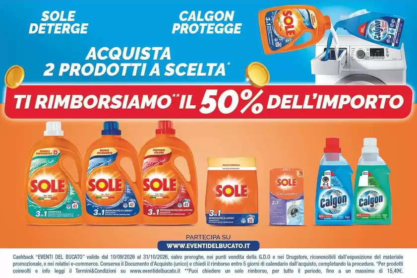 Volantino Iper Tosano | Ti rimborsiamo il 50% dell' importo | 2026-09-10T00:00:00.000Z - 2026-10-31T00:00:00.000Z