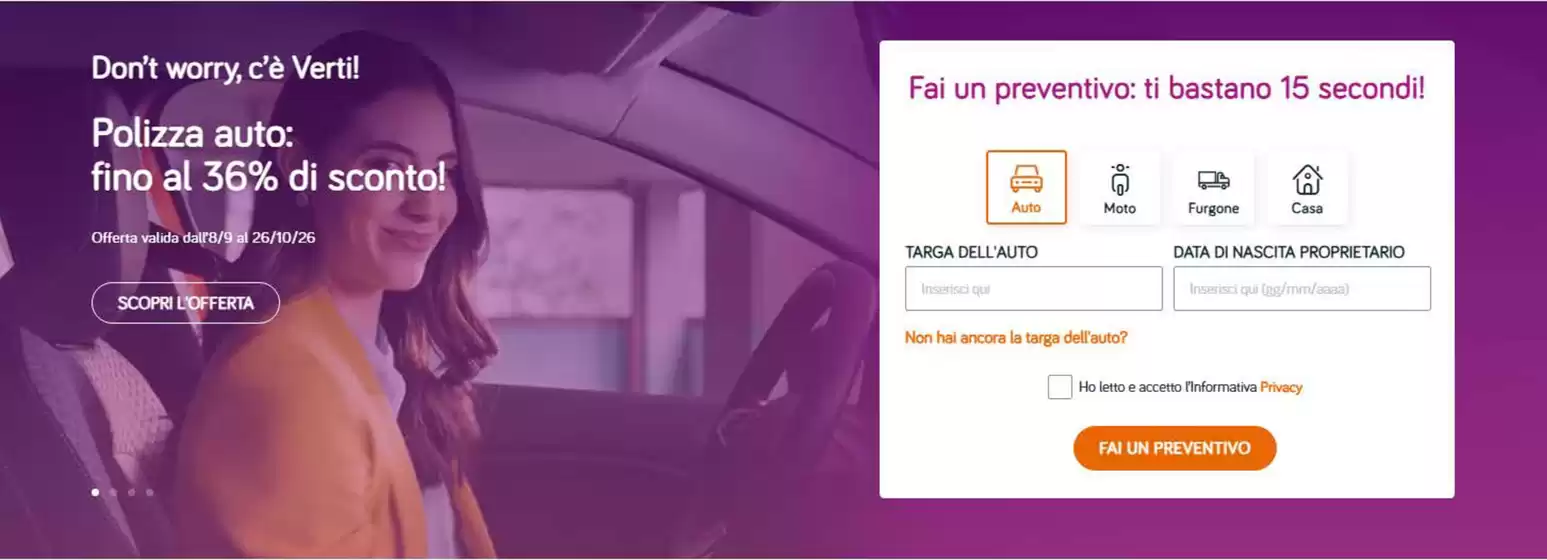 Volantino Verti a Curno | Don't worry, c'e Verti! | 2026-09-08T00:00:00.000Z - 2026-09-26T00:00:00.000Z