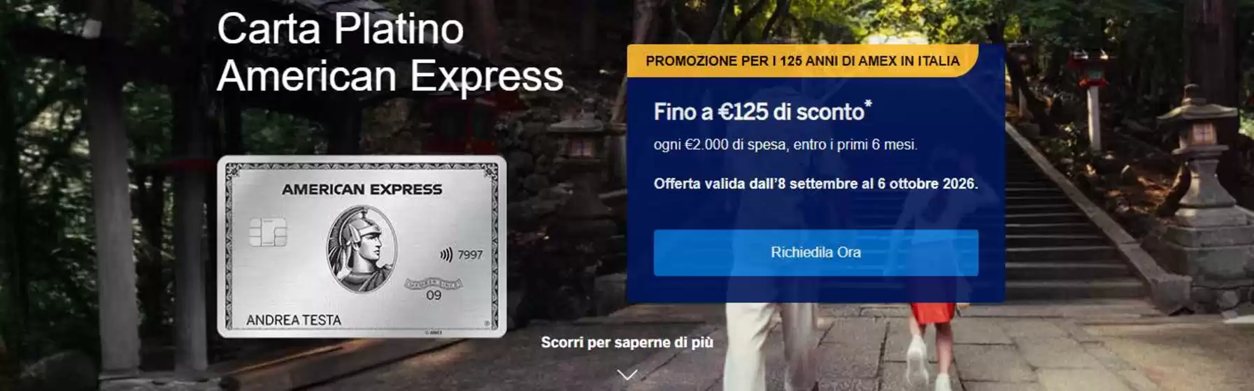 Volantino American Express a Crema | Promozione online | 2026-09-08T00:00:00.000Z - 2026-10-06T00:00:00.000Z