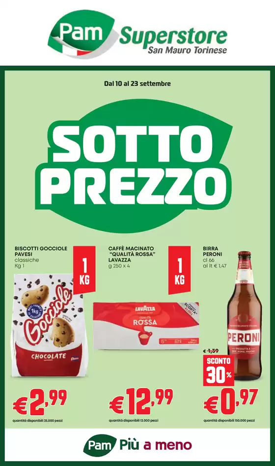 Volantino Pam a | sottoprezzo | 2026-09-10T00:00:00.000Z - 2026-09-23T00:00:00.000Z