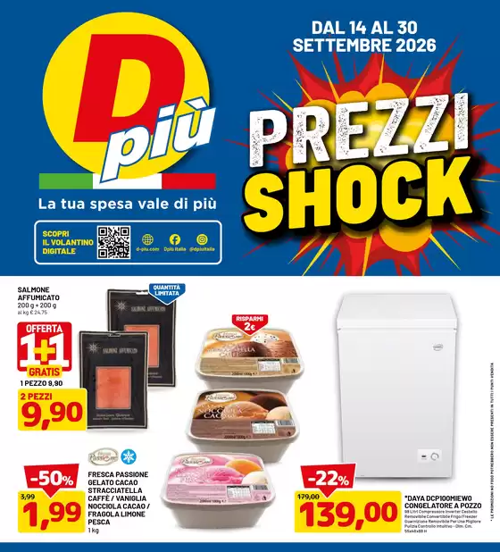 Volantino Dpiu | Prezzi Shock | 2026-09-14T00:00:00.000Z - 2026-09-30T00:00:00.000Z