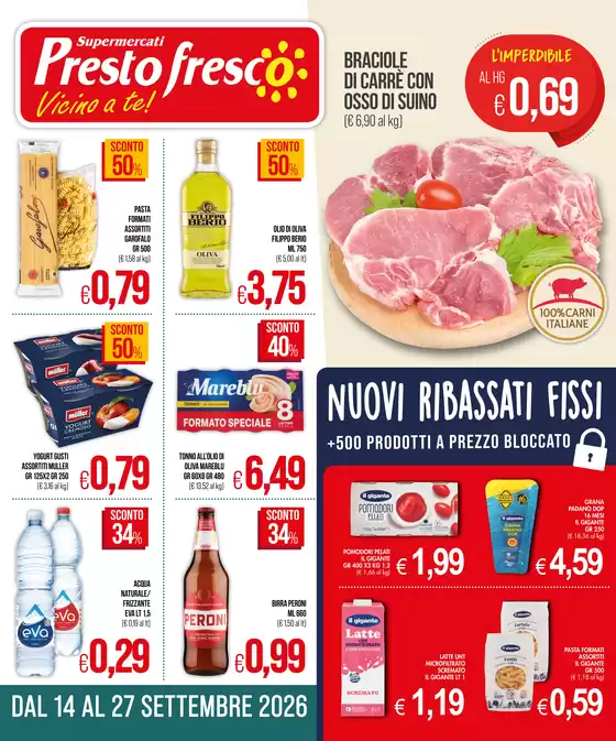 Volantino Prestofresco a Murisengo | Vicino a te! | 2026-09-14T00:00:00.000Z - 2026-09-27T00:00:00.000Z