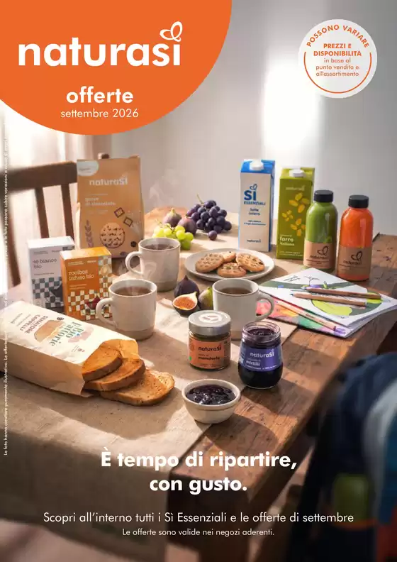 Volantino NaturaSì | Settembre 2026 | 2026-09-01T00:00:00.000Z - 2026-09-30T00:00:00.000Z