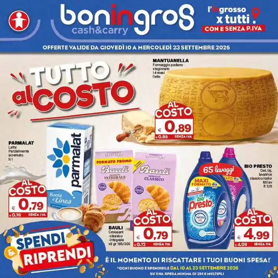 Volantino Boningros Cash and Carry | Scopri offerte attraenti | 2026-09-10T00:00:00.000Z - 2026-09-23T00:00:00.000Z