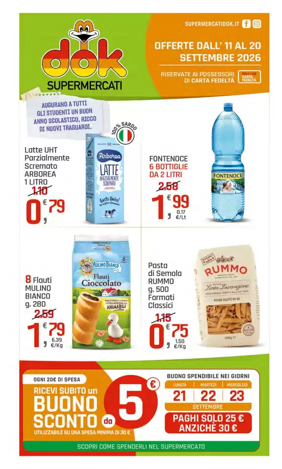 Volantino Dok | Le nostre migliori offerte per te | 2026-09-11T00:00:00.000Z - 2026-09-20T00:00:00.000Z