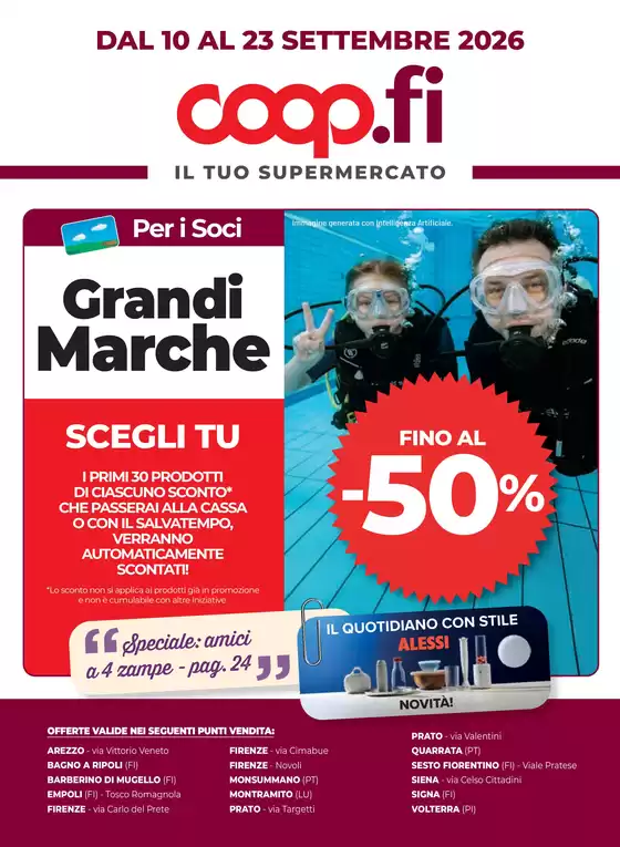 Volantino Coop a Lamporecchio | Dal 10 al 23 settembre 2026 | 2026-09-10T00:00:00.000Z - 2026-09-23T00:00:00.000Z