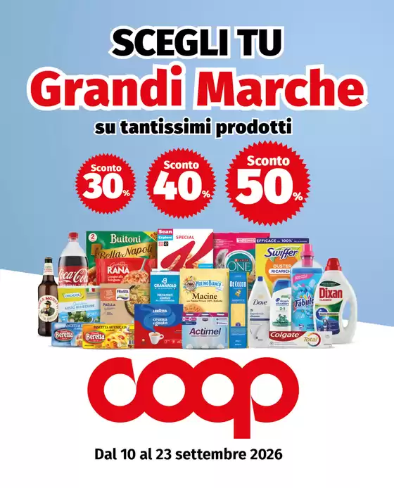 Volantino Coop a Zeme | Grandi Marche | 2026-09-10T00:00:00.000Z - 2026-09-23T00:00:00.000Z