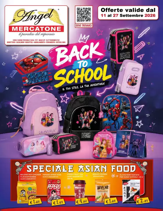 Volantino Angel Mercatone | Back to school | 2026-09-11T00:00:00.000Z - 2026-09-27T00:00:00.000Z