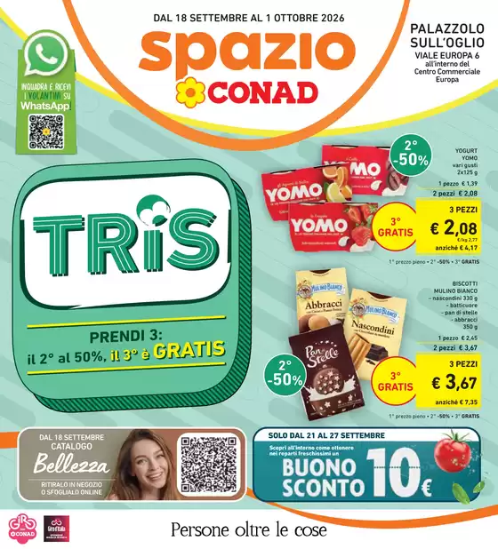 Volantino Spazio Conad a Morengo | TRIS | 2026-09-18T00:00:00.000Z - 2026-10-01T00:00:00.000Z