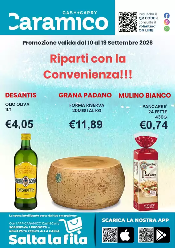 Volantino Caramico a Licciana Nardi | Riparti con la Convenienza!!! | 2026-09-10T00:00:00.000Z - 2026-09-19T00:00:00.000Z