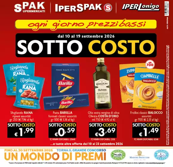 Volantino IperSpak | Sotto costo | 2026-09-10T00:00:00.000Z - 2026-09-23T00:00:00.000Z