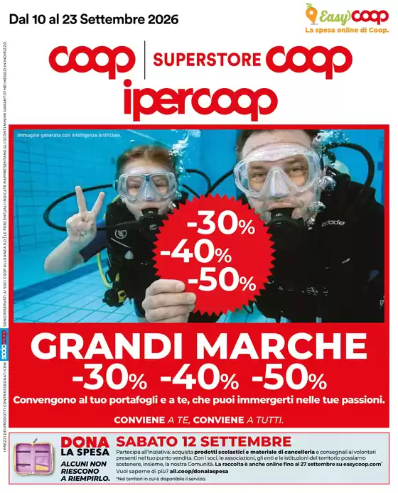 Volantino Superstore Coop | Grandi marche | 2026-09-10T00:00:00.000Z - 2026-09-23T00:00:00.000Z