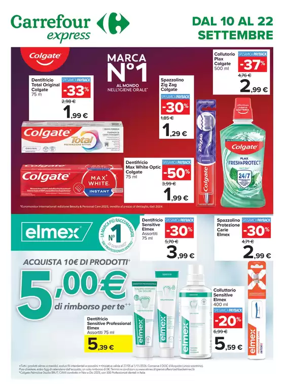 Volantino Carrefour Express a | Speciale cura casa | 2026-09-10T00:00:00.000Z - 2026-09-22T00:00:00.000Z