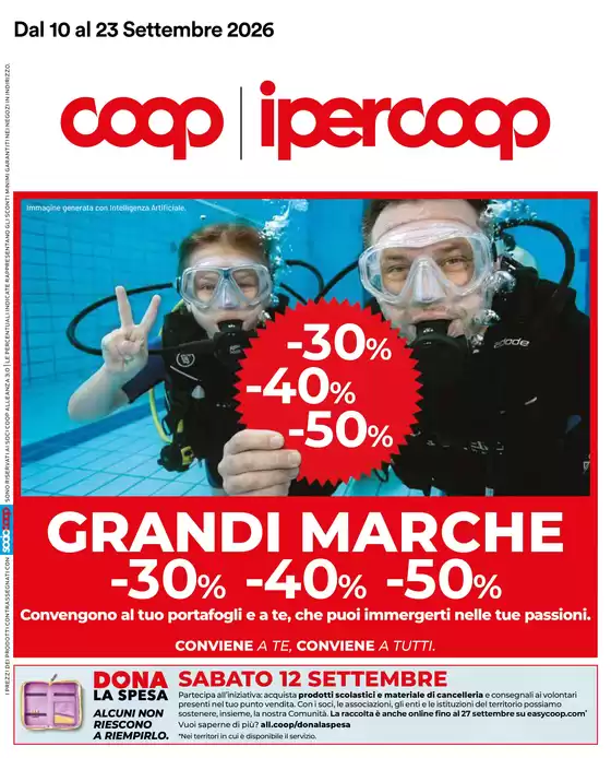 Volantino Ipercoop a Trieste | Grandi marche | 2026-09-10T00:00:00.000Z - 2026-09-23T00:00:00.000Z