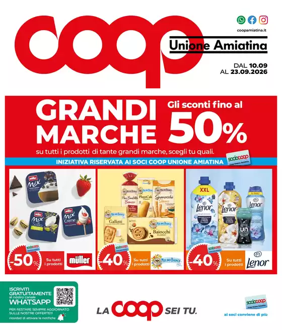 Volantino Coop a Fucecchio | Grandi marche | 2026-09-10T00:00:00.000Z - 2026-09-23T00:00:00.000Z