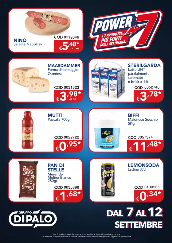 Volantino C&C di Palo | DAL 7 AL 12 SETTEMBRE | 2026-09-07T00:00:00.000Z - 2026-09-12T00:00:00.000Z