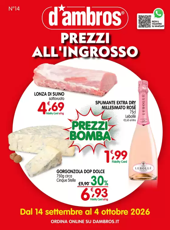 Volantino D'Ambros a Comiso | Prezzi all'ingrosso | 2026-09-14T00:00:00.000Z - 2026-10-04T00:00:00.000Z