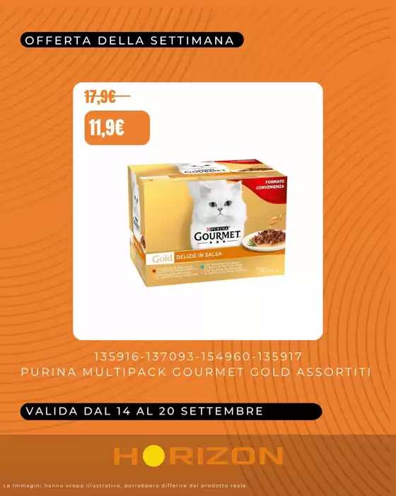 Volantino Horizon a Bressanvido | Offerta della settimana | 2026-09-14T00:00:00.000Z - 2026-09-20T00:00:00.000Z