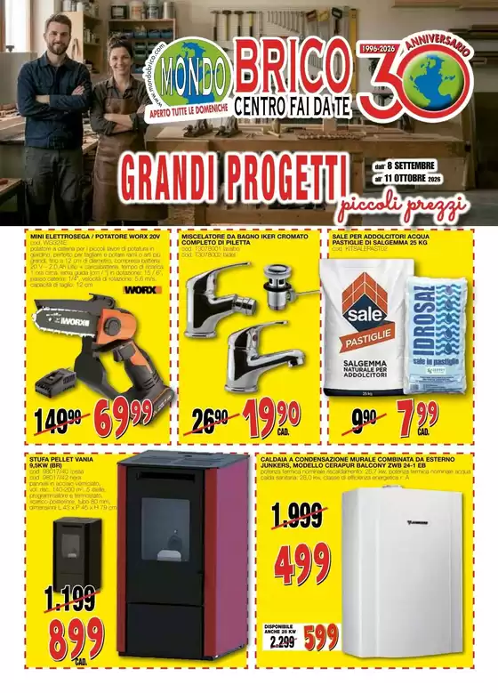 Volantino MondoBrico a Santa Marinella | Grandi progetti | 2026-09-08T00:00:00.000Z - 2026-10-11T00:00:00.000Z