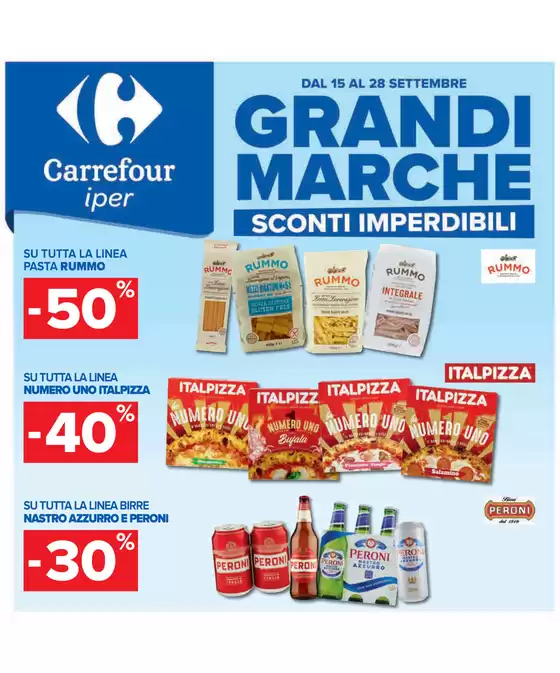 Volantino Carrefour Ipermercati a Platania | Grandi Marche Sconti Imperdibili | 2026-09-15T00:00:00.000Z - 2026-09-28T00:00:00.000Z