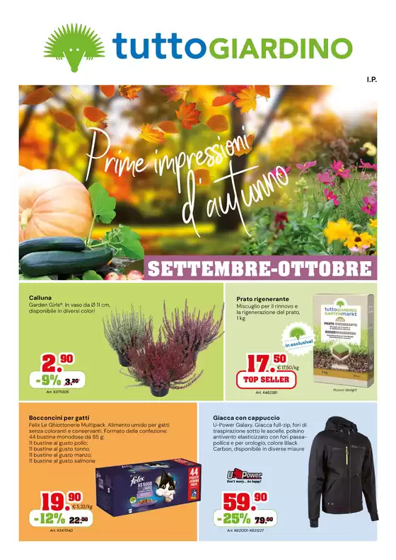 Volantino TuttoGiardino a Ala | Prime impressioni d'autunno | 2026-09-14T00:00:00.000Z - 2026-10-28T00:00:00.000Z