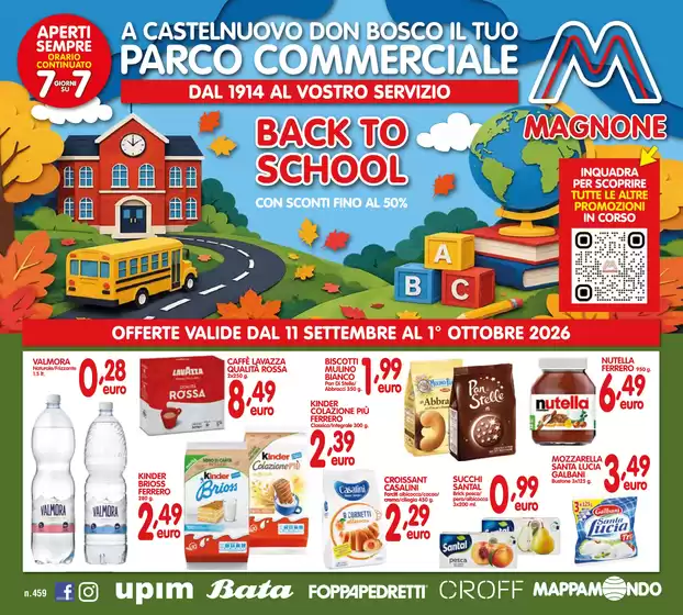 Volantino Magnone | Back to school | 2026-09-14T00:00:00.000Z - 2026-10-01T00:00:00.000Z