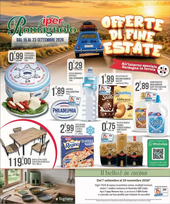 Volantino Iper Romagnolo a Platania | Offerte di fine estate | 2026-09-15T00:00:00.000Z - 2026-09-23T00:00:00.000Z