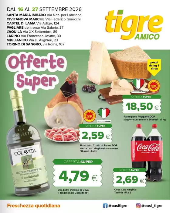 Volantino Tigre Amico | Offerte super | 2026-09-16T00:00:00.000Z - 2026-09-27T00:00:00.000Z