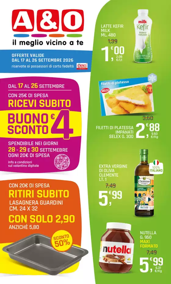 Volantino A&O a Altamura | Offerte | 2026-09-17T00:00:00.000Z - 2026-09-26T00:00:00.000Z