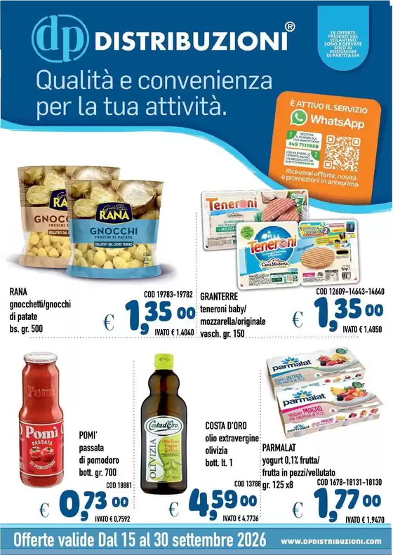 Volantino Del Prete Alimentari | Qualita e convenienza per la tua attivita | 2026-09-15T00:00:00.000Z - 2026-09-30T00:00:00.000Z