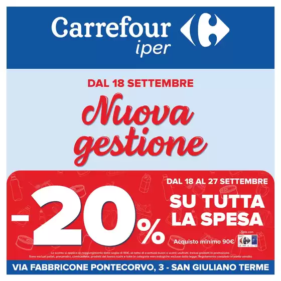 Volantino Carrefour Ipermercati | Nuova apertura | 2026-09-18T00:00:00.000Z - 2026-09-27T00:00:00.000Z