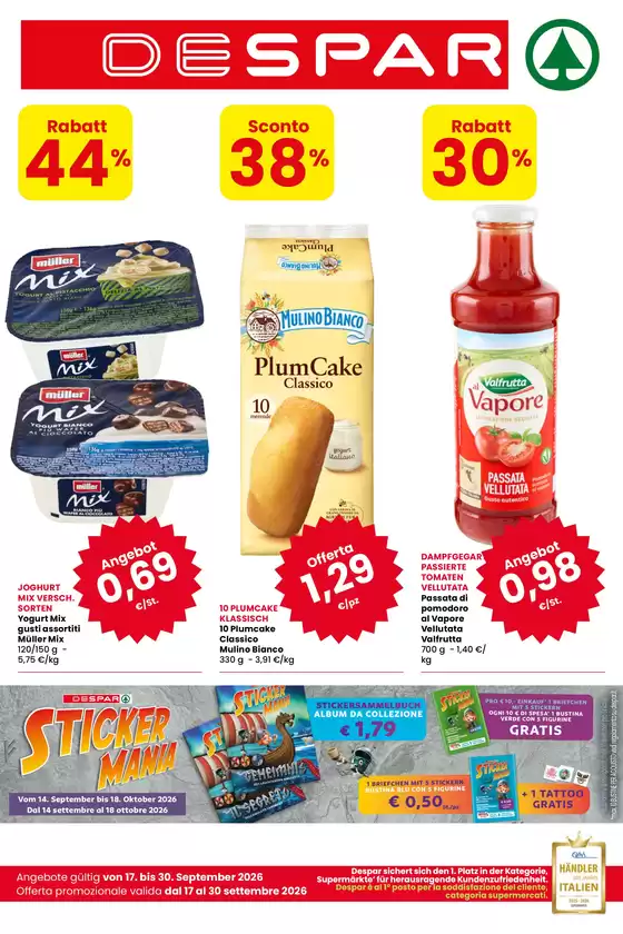 Volantino Despar | OFFERTE | 2026-09-14T00:00:00.000Z - 2026-10-18T00:00:00.000Z
