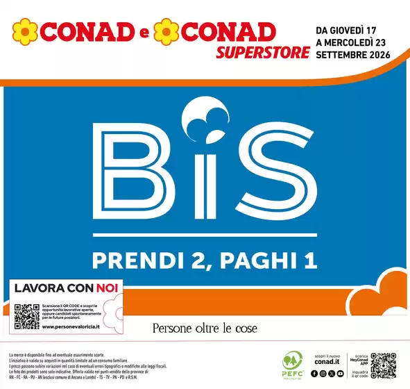 Volantino Conad Superstore a Reggio Calabria | BIS | 2026-09-17T00:00:00.000Z - 2026-09-23T00:00:00.000Z